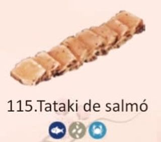 115. Tataki De Salmón (8 Uds.)