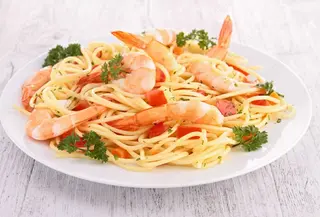 137. Спагети със скариди (800г)