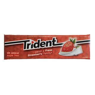Chicles Trident Lamina Fresa 13.5G.