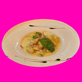 Fiocchi de queso y pera