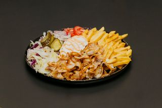 Shaorma pui farfurie