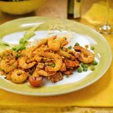 Crispy Prawns With Sichuan Chilli & G Nuts