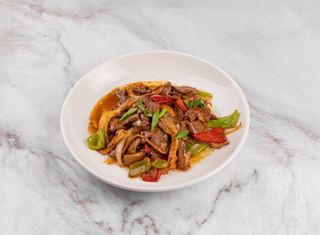 Мясо теленка с грибами