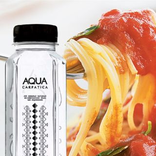 Meniu Spaghetti Panna Prosciuto Funghi + apa minerala/plata