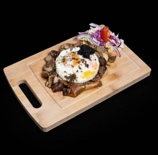 Setas silvestres con trufas a la plancha (ración)