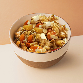 Pollo Con Almendras Y Verdura