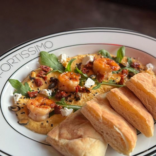 Хумус гарбузовий з креветкою