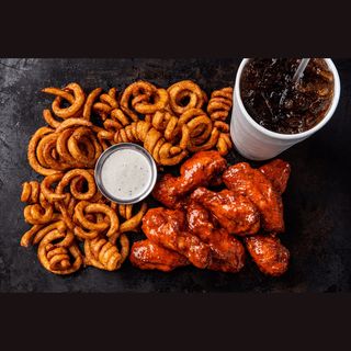 8 teriyaki jumbo wings hormone-free meal