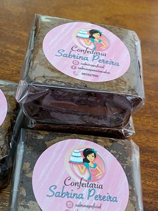 Brownie Recheado com Nutella 