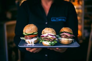 Zestaw trzech mini burgerów 3 x 70g -  wegetariańskie