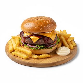 Hamburger tex-mex single