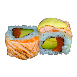 Aburi Salmón Roll, 8 Piezas