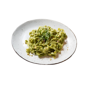 Pasta Tagliatelle Al Pesto Di Pistacchio