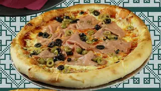 Mortadelo pizza