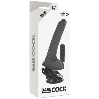 Vibrador Realistic Con Control Remoto Y Base