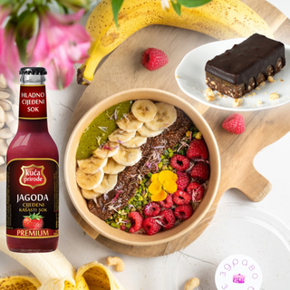 Zdjela zdravlja pistacija + Snikiriki + sok po izboru