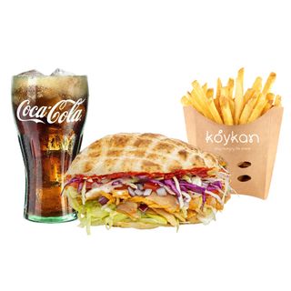 Spicy Dragon Chicken Kebab flatbread Menu