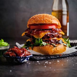 Double Chicken Burger