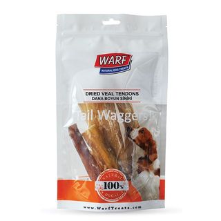 WARF 100% Natural Dried Cattle Tendons (for Muscles, Joints, Skin and Coat) 180g