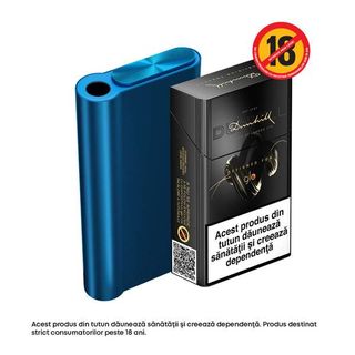 Starter Kit HYPER X2 AIR BLUE + glo by Dunhill Obsidian Tobacco