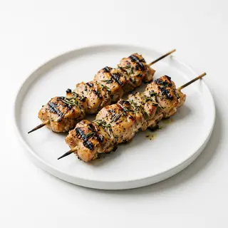 60. Spiedini di cosce di pollo