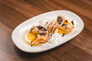 41. Rolnice sa čokoladom , lješnikom, čičokom i sladoledom od vanille