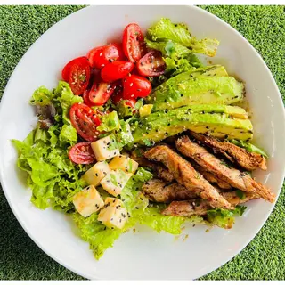 Chicken Avocado Caprese Salad