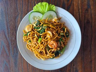 43-Fideos fritos con gamba