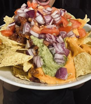 Nachos guarros con carne