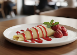 Crep Con Sirope De Fresa (1 Ud.)