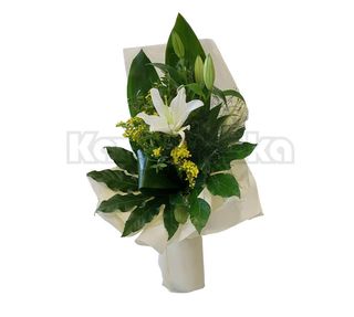 Buket - Orijentalni ljiljan sa dekoracijom (BKT 155)