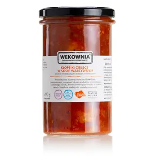 Klopsiki cielęce w sosie warzywnym 490g