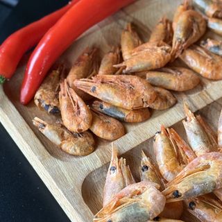 Сушена Креветка Сметана Та Зелень