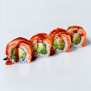 Суши Урамаки сьомга татаки (4бр-130г)