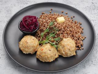 Pulpety z indyka z kaszą gryczaną Індичі тефтелі з гречкою (400g)