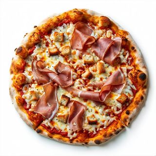 Crostino con prosciutto cotto