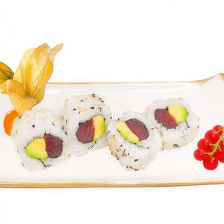170.Uramaki atun y aguacate