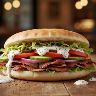 Pita Doner Kebab Frango