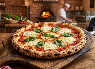 Pizza Pollo Con Roquefort