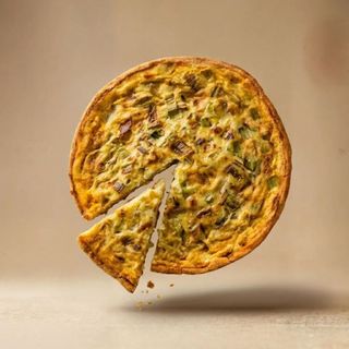 Quiche francesa de puerros sin gluten