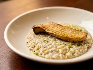 Risotto z boczniakiem królewskim