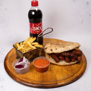 Veliki ćevapčići Menu