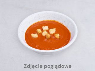 Pomidorowa z grzankami