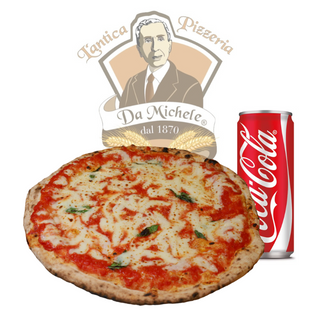 Margherita Doppia Mozzarella + Bevanda