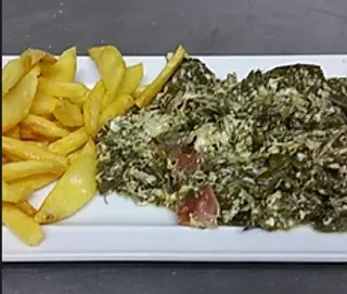 Revuelto Con Jamón Y Grelos