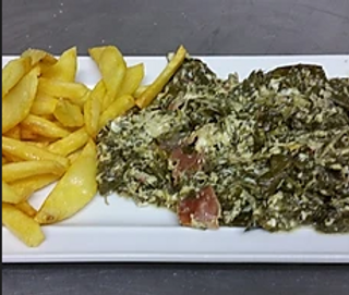 Revuelto Con Jamón Y Grelos