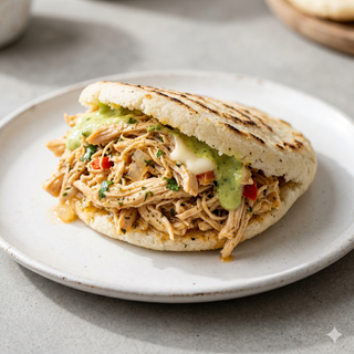 Arepa con pollo