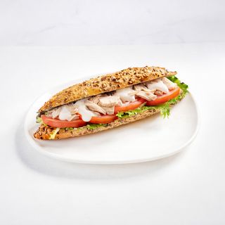 Bocadillo De Vegetal De Pavo Con Pan De Cereales
