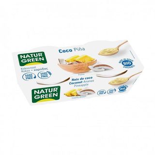 Postre De Coco Con Piña Naturgreen 2X125Gr