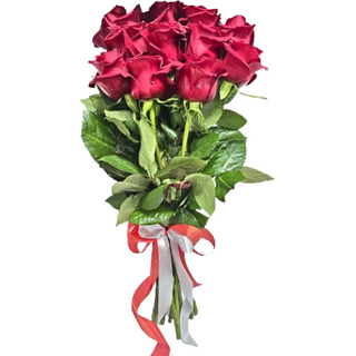 Buchet  Simplitate Elegenta cu 11  trandafiri rosii 